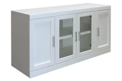 Mor Furniture Media Consoles & Hutches|Tv Stands|Catalina Media Console In White, 56 Inch