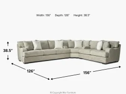 Mor Furniture Sectionals|Catamaran 3 Piece Sectional In Coconut Stone
