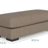 Mor Furniture Ottomans|Catamaran Ottoman - Custom Order