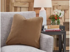 Mor Furniture Accent Pillows|Accent Pillows|Caygan Throw Pillow In Honey