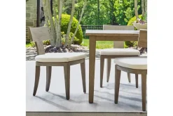 Mor Furniture Outdoor Dining Chairs|Celini Outdoor Side Chair In Brown, Set Of 2