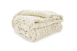 Mor Furniture Throw Blankets|Throw Blankets|Chaddon Throw Blanket In Ivory/Gray/Taupe