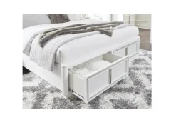 Mor Furniture Beds|Storage Beds|Chalanna Storage Bed In White, Queen