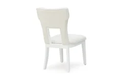 Mor Furniture Dining Chairs|Chalanna Upholstered Side Chair In White, Set Of 2