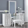 Mor Furniture Vanities & Mirrors|Chalanna Vanity, Mirror & Stool In White