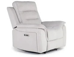 Mor Furniture Recliners|Chanell 2 Power Recliner In New Nappa Gray