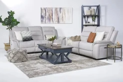 Mor Furniture Reclining Sofas|Sofas|Chanell 2 Power Sofa In New Nappa Gray