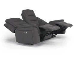 Mor Furniture Reclining Sofas|Sofas|Chanell 2 Power Sofa In New Nappa Gray