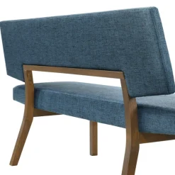 Mor Furniture Dining Benches|Chanella Dining Bench In Blue