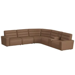 Mor Furniture Sectionals|Chelsey 6 Piece Power Sectional In Bozeman Saddle