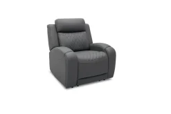 Mor Furniture Recliners|Chillax 2 Power Recliner In Dark Gray