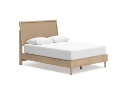 Mor Furniture Bedroom Sets|Cielden Panel Bed, Dresser, Mirror & Nightstand In Tan, Twin
