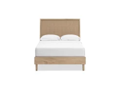 Mor Furniture Beds|Cielden Panel Bed In Tan, Twin