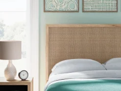 Mor Furniture Beds|Cielden Panel Bed In Tan, Twin