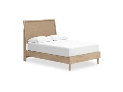 Mor Furniture Beds|Cielden Panel Bed In Tan, Twin