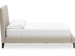 Mor Furniture Upholstered Beds|Beds|Cielden Upholstered Bed In Soft Gray, Queen