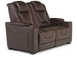 Mor Furniture Reclining Sofas|Loveseats|Cody 2 Power Loveseat In Walnut