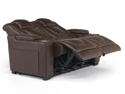 Mor Furniture Reclining Sofas|Loveseats|Cody 2 Power Loveseat In Walnut
