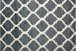 Mor Furniture Shop All Rugs|Comfort Shag Haven Rug In Blue Geometric, 8’ X 10’