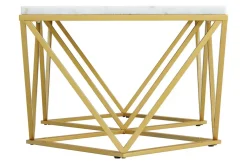 Mor Furniture Coffee Tables|Conner Coffee Table In Marble/Gold