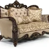 Mor Furniture Loveseats|Constantine Loveseat In Gold