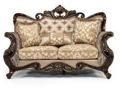 Mor Furniture Loveseats|Constantine Loveseat In Gold
