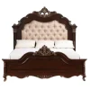 Mor Furniture Upholstered Beds|Beds|Constantine Upholstered Bed In Cherry, Queen