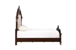 Mor Furniture Upholstered Beds|Beds|Constantine Upholstered Bed In Cherry, Queen