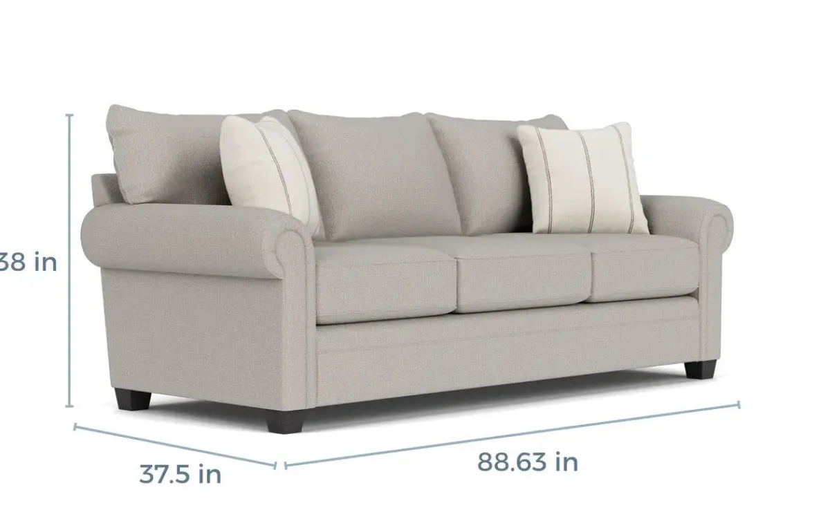Mor Furniture Sleeper Sofas|Sofas|Cordoba Queen Sleeper Sofa In Splash Charcoal