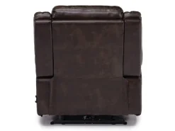 Mor Furniture Recliners|Cortez Power Recliner In Dark Brown Leather