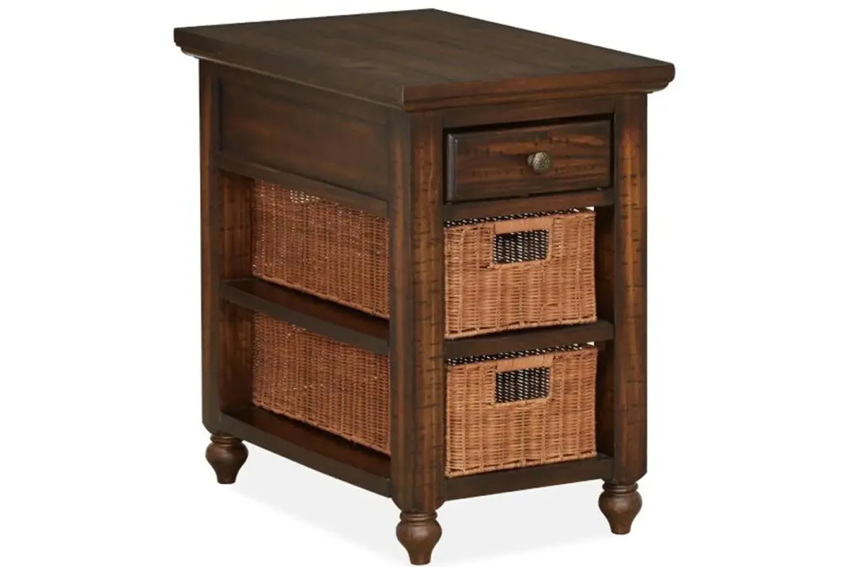 Mor Furniture Sofa & End Tables|Cottage Lane Chairside Table In Brown