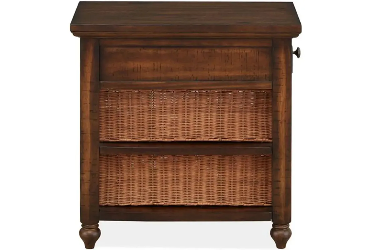 Mor Furniture Sofa & End Tables|Cottage Lane Chairside Table In Brown