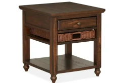 Mor Furniture Sofa & End Tables|Cottage Lane End Table In Brown