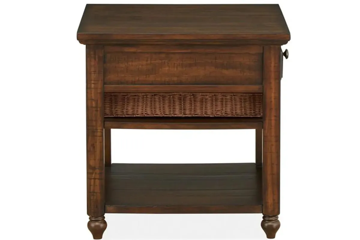 Mor Furniture Sofa & End Tables|Cottage Lane End Table In Brown