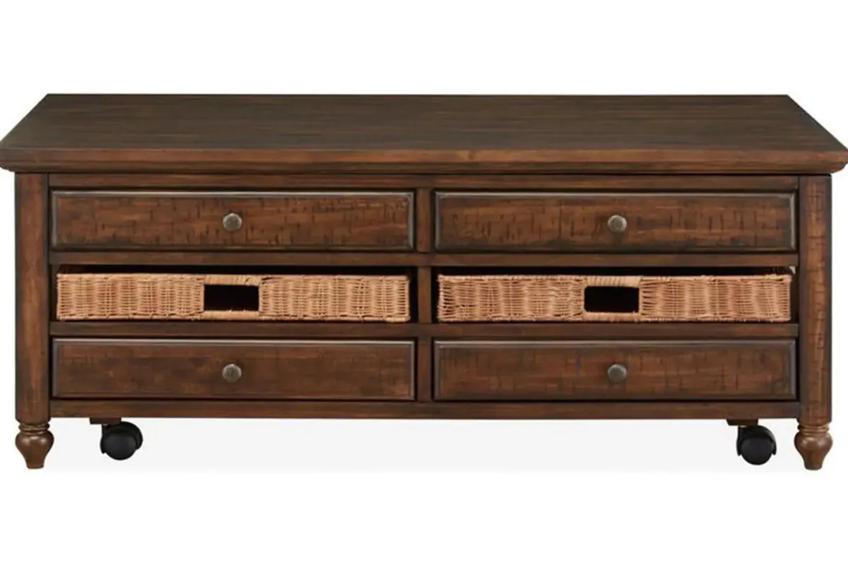 Mor Furniture Coffee Tables|Cottage Lane Lift Top Coffee Table In Brown