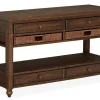 Mor Furniture Sofa & End Tables|Cottage Lane Sofa Table In Brown