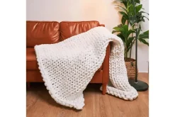 Mor Furniture Duvets & Coverlets|Duvets & Coverlets|Cotton Weighted Blanket In Cream, Twin/Full