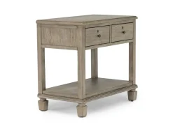 Mor Furniture Bedroom Sets|Country Side Canopy Bed, Dresser, Mirror & 2 Drawer Nightstand In Brown, Queen