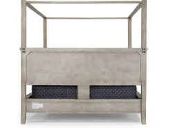 Mor Furniture Beds|Country Side Canopy Bed In Brown, Queen