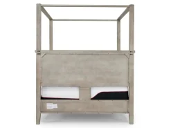 Mor Furniture Beds|Country Side Canopy Bed In Brown, Queen
