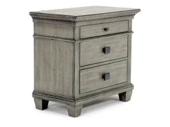 Mor Furniture Nightstands|Crawford Nightstand In Gray