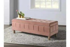Mor Furniture Bedroom Benches|Crosby Storage Bench In Gun Metal