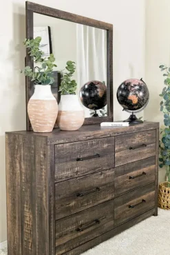 Mor Furniture Bedroom Sets|Dallas Panel Bed W/ Lights, Dresser, Mirror & Nightstand In White Wash, Twin