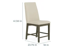 Mor Furniture Seating For 4|Counter Height Dining Sets|Dapper Counter Height Dining Table & 4 Stools In Brown