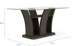 Mor Furniture Counter Height Tables|Dining Tables|Dapper Counter Height Dining Table In Brown