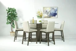 Mor Furniture Counter Height Stools|Barstools|Dapper Counter Height Stool In Brown