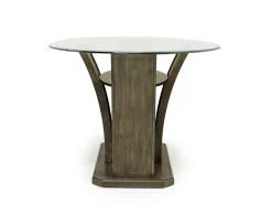Mor Furniture Dining Tables|Dapper Round Counter Height Dining Table In Brown