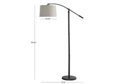 Mor Furniture Shop All Lighting & Lamps|Office Lighting|Darkshimm Floor Lamp In Bronze