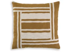 Mor Furniture Accent Pillows|Accent Pillows|Darrman Accent Pillow In Ochre/Ivory