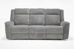 Mor Furniture Reclining Sofas|Sofas|Derby Reclining Sofa In Light Gray